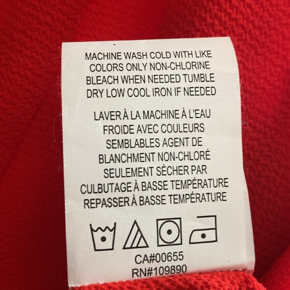 Melissa McCarthy Seven7 sleeveless blouse Red High& Low Hem NWT Size 3x - Picture 6 of 6